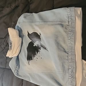 Mens anime Jean Jacket